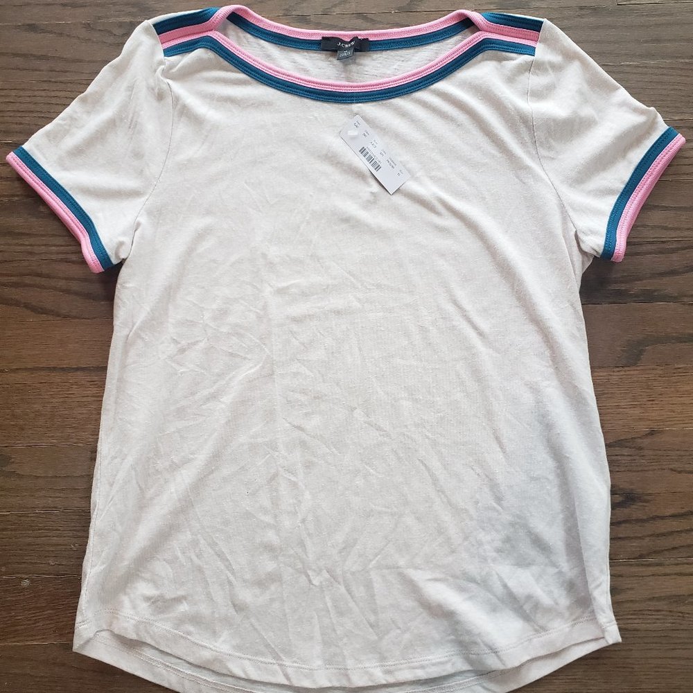 NWT J. Crew Boatneck Tee